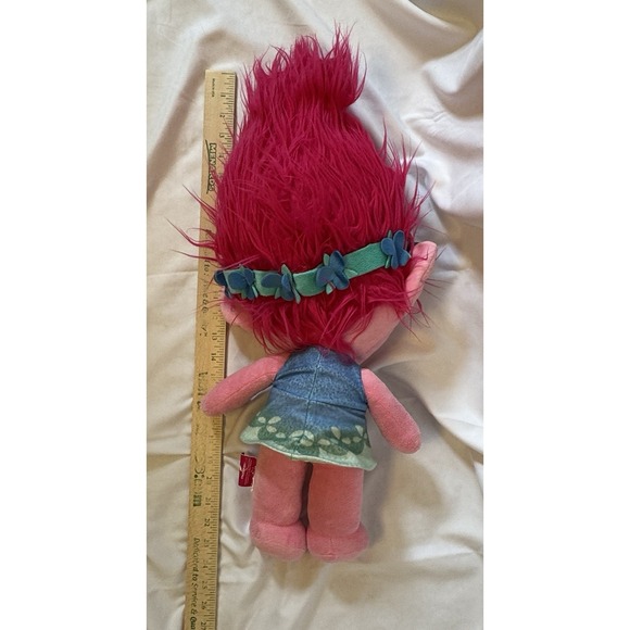 2016 Dreamworks Princess Poppy Troll Plush Toy Doll 24 in - Picture 3 of 3